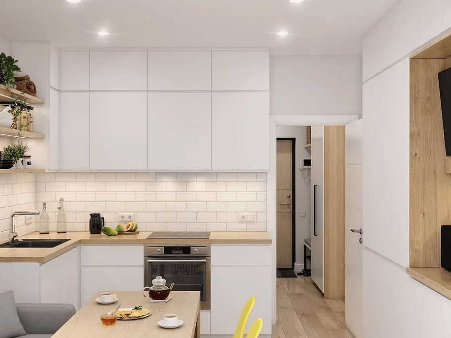 Светлая кухня